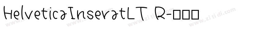 HelveticaInseratLT R字体转换